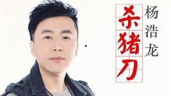 杀猪刀原唱杨浩龙视频,杨浩龙倾情演绎的经典之作
